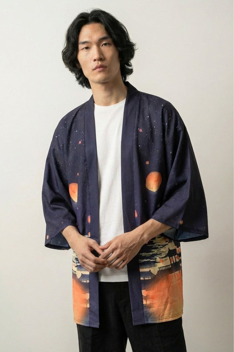 Festlicher Kimono Männer 'Matsuri' – Studioaufnahme