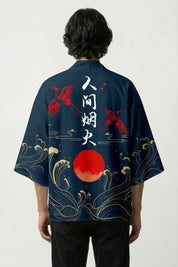 Herren-Haori-Jacke 'Okinawa Edition' – Studioaufnahme Vorderseite