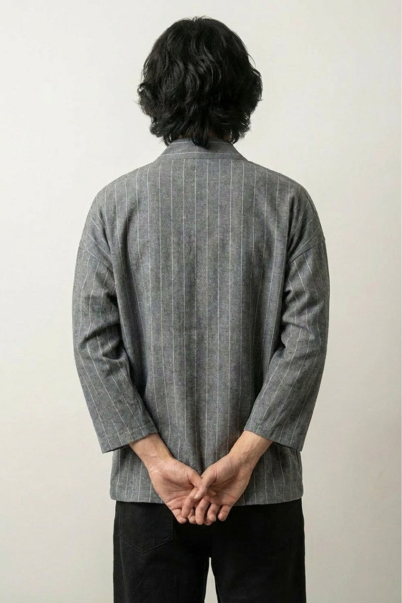Oversize Kimono-Jacke 'Takao' – Studioaufnahme Rückseite