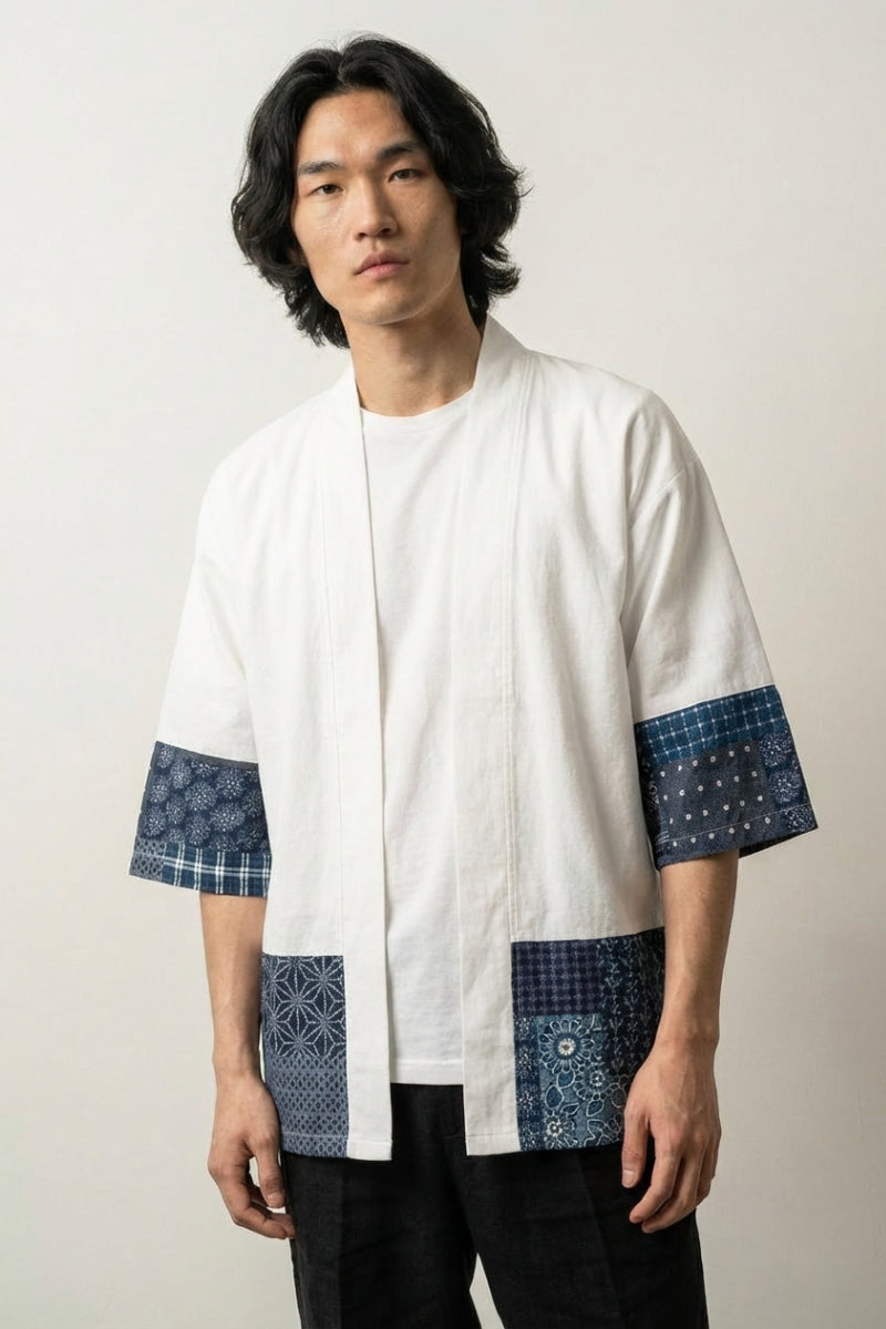 Kimono-Jacke für Herren 'Mitsuo' – Studioaufnahme