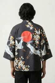 Herren-Sommer-Kimono 'Kaito Edition' – Studioaufnahme Rückseite