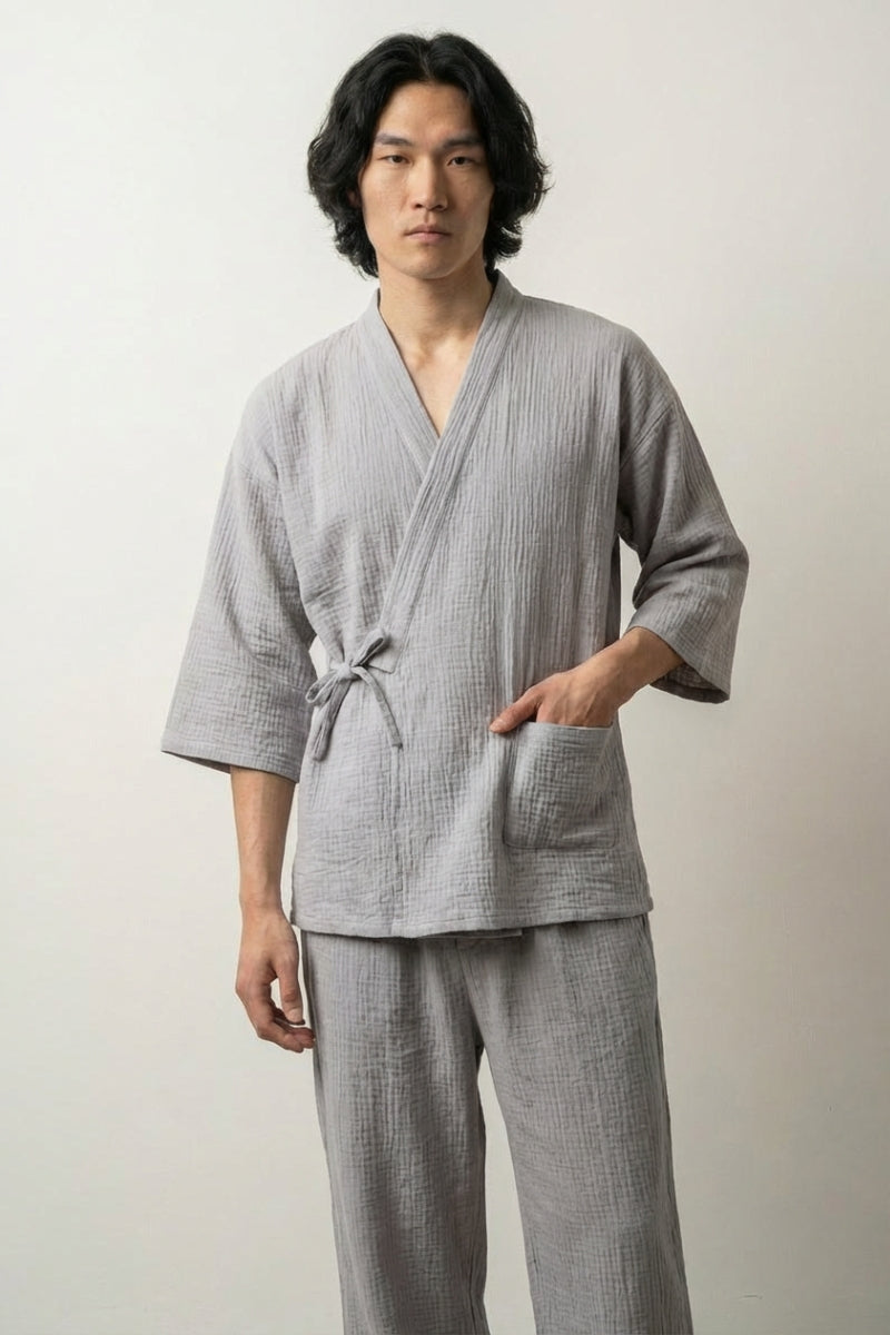 Jinbei-Frühlingskleidung 'Harumo' – Studioaufnahme