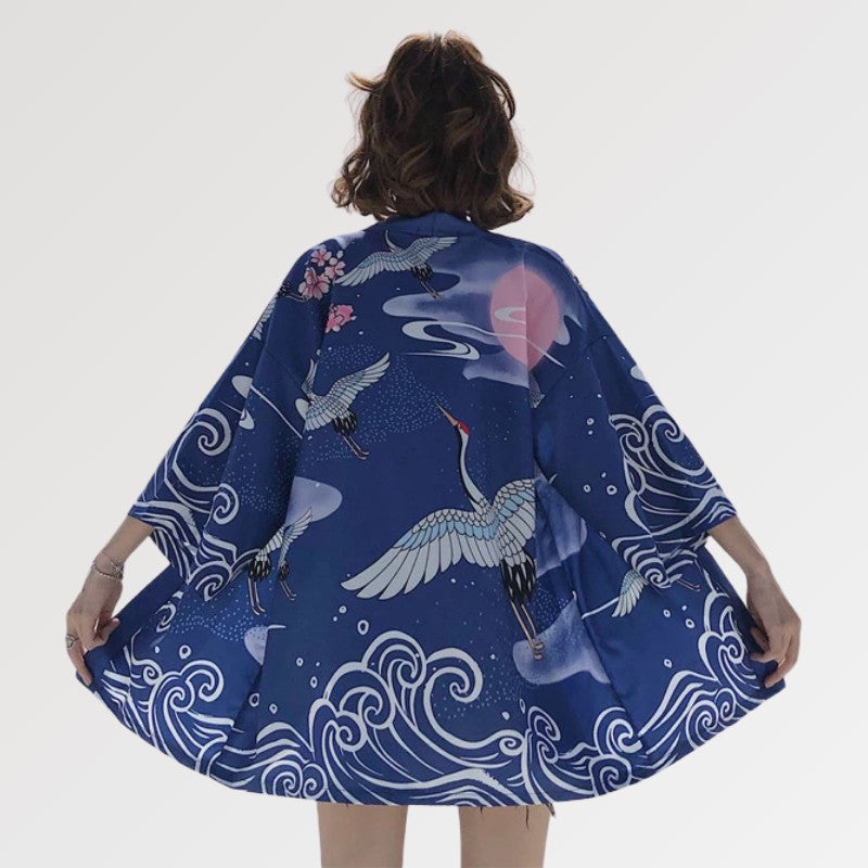 Damen-Kimono-Top 'Natsuko' – Kimono im traditionellen japanischen Stil für Herren und Damen