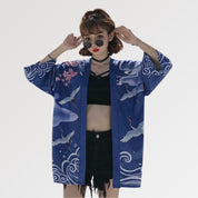 Damen-Kimono-Top 'Natsuko' – japanisches Gewand, Kimono im japanischen Design
