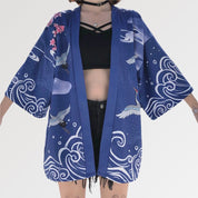 Damen-Kimono-Top 'Natsuko' – Detail: lange Ärmel, Kimono japanischen Stil
