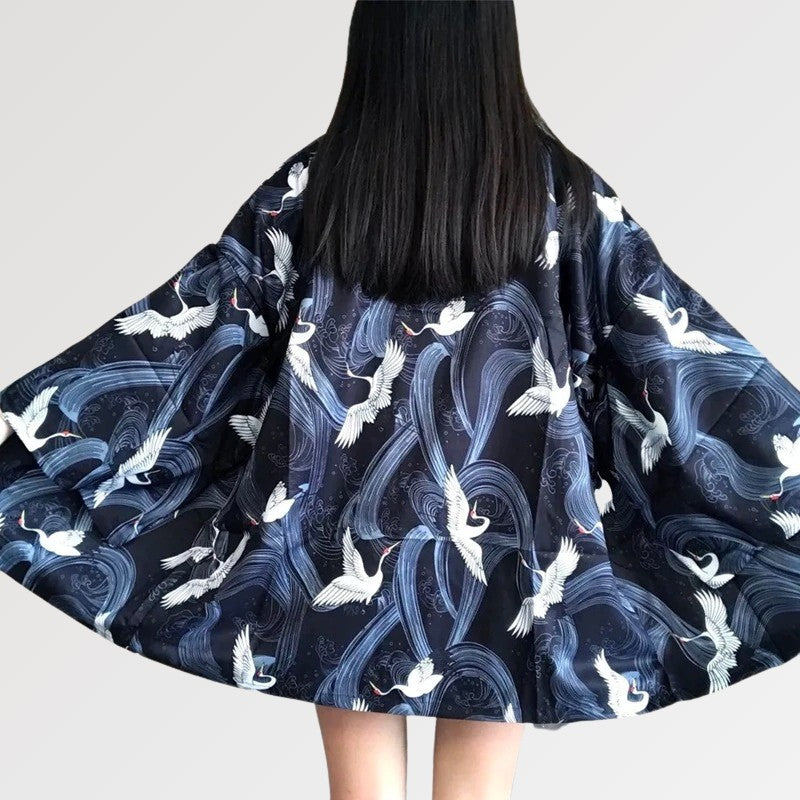 Frühlingskimono für Damen 'Shikuru' – Kimono im traditionellen japanischen Stil für Herren und Damen