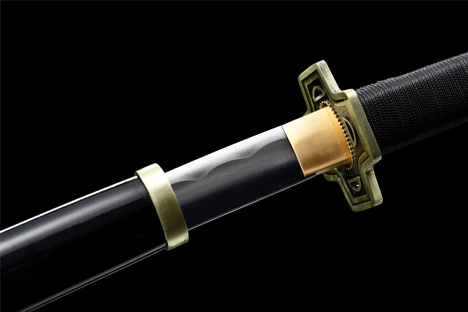 Yubashiri Katana (Einteiler) – Nahaufnahme Katana mit japanischem Motiv