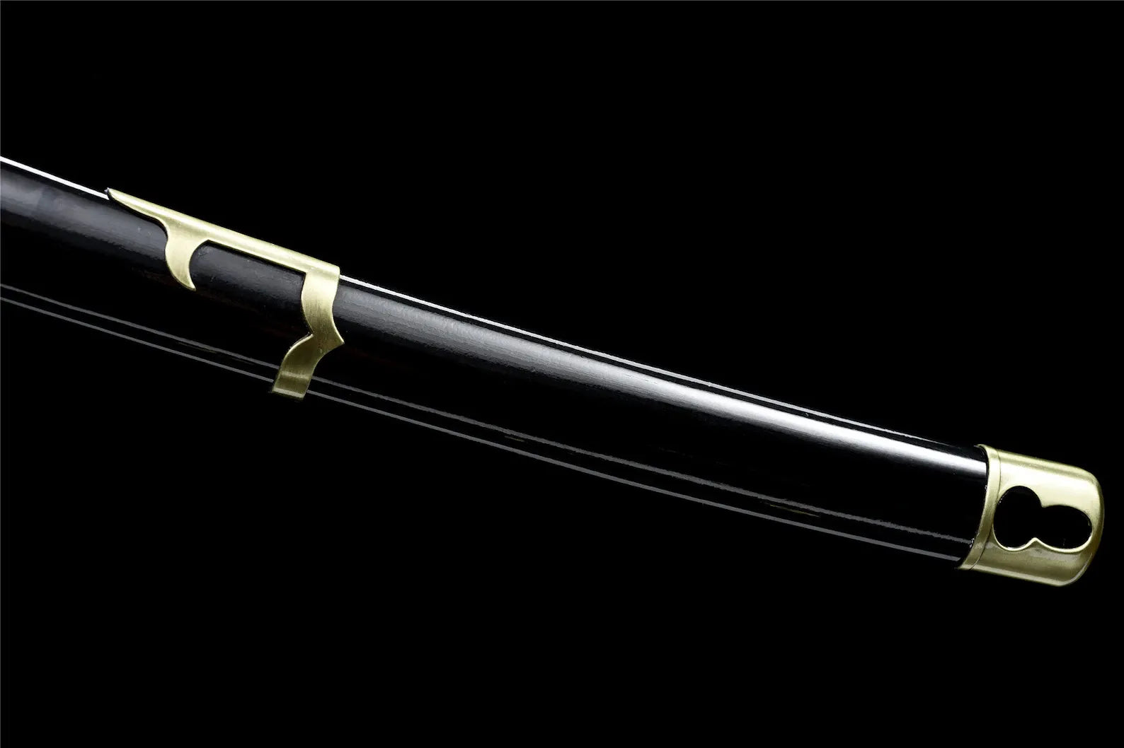 Yubashiri Katana (Einteiler) – Detail: scharfe Klinge, Katana japanischen Stil