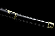 Yubashiri Katana (Einteiler) – Detail: scharfe Klinge, Katana japanischen Stil